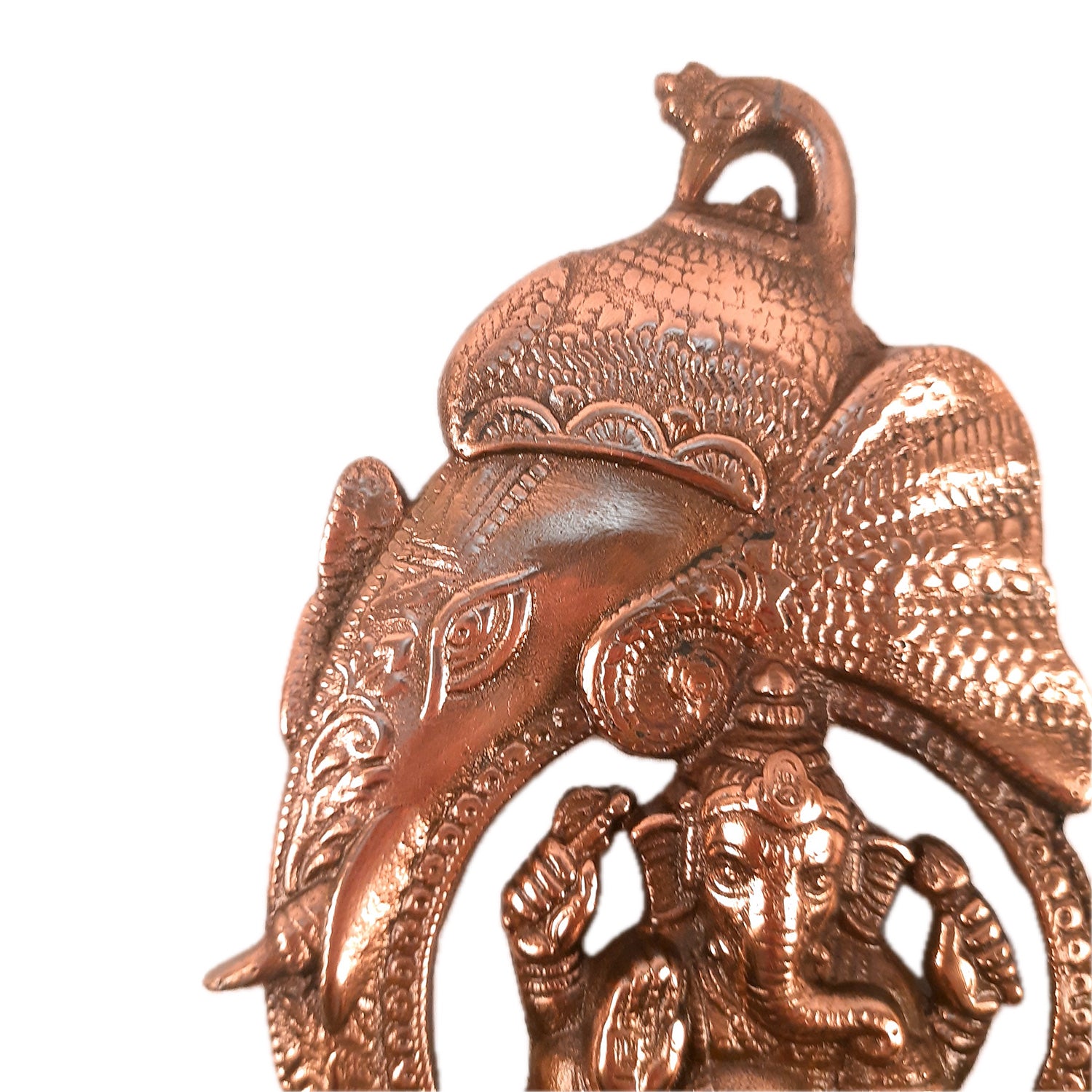 Ganesh Wall Hanging Statue | Ganesha Wall Idol for Puja, Home, Living Room Decor | Religious & Spiritual Wall Art | Diwali & Housewarming Gift - 9 Inch - Apkamart