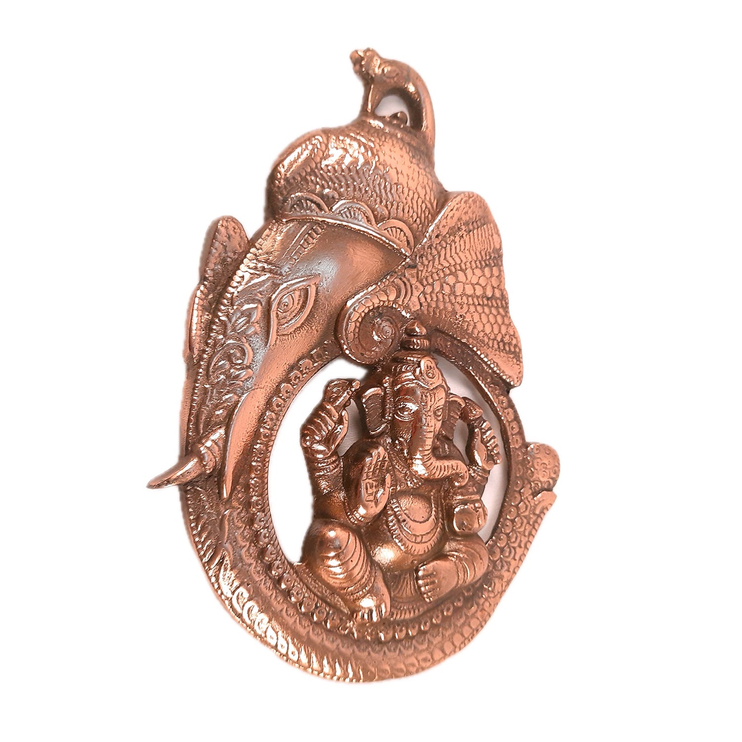 Ganesh Wall Hanging Statue | Ganesha Wall Idol for Puja, Home, Living Room Decor | Religious & Spiritual Wall Art | Diwali & Housewarming Gift - 9 Inch - Apkamart