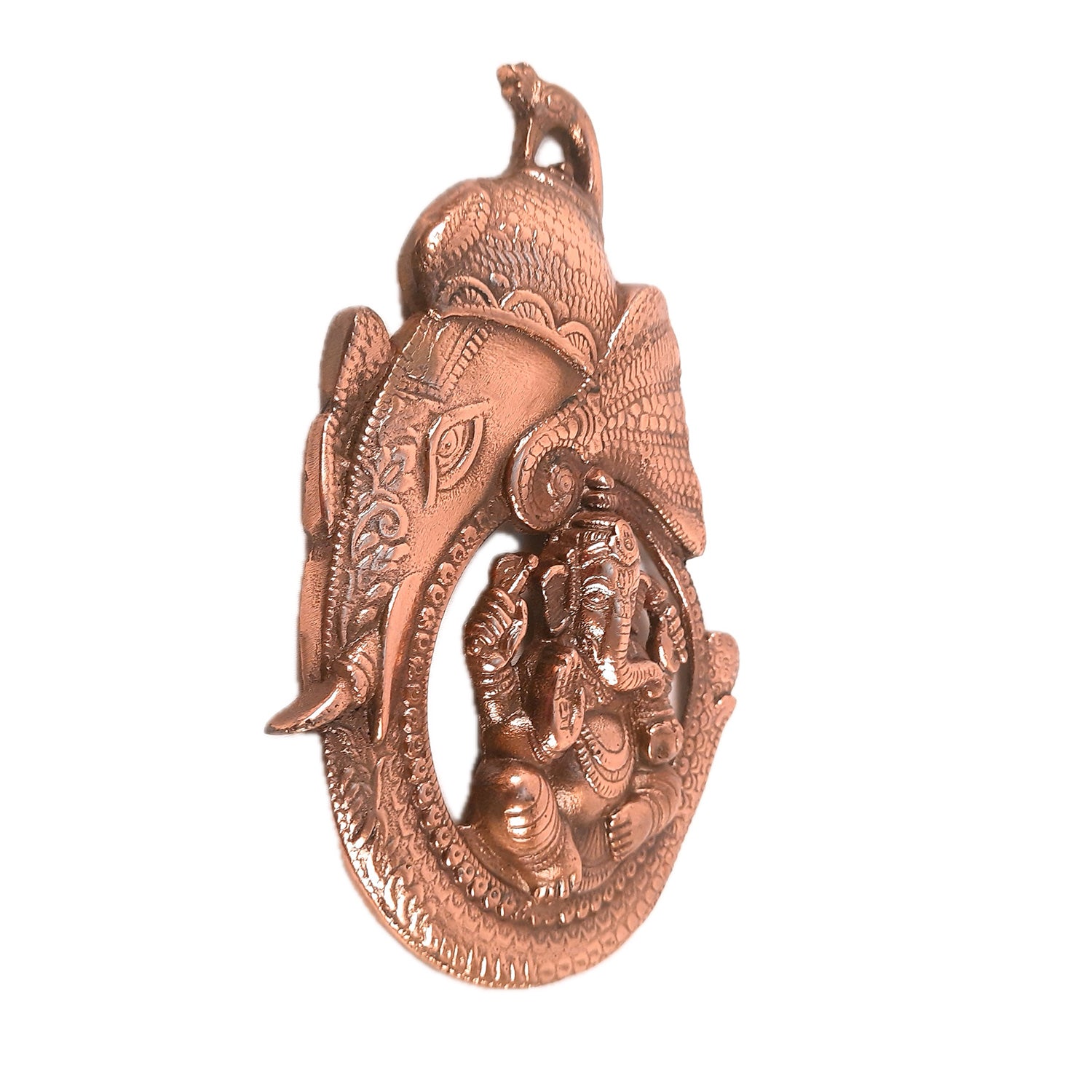 Ganesh Wall Hanging Statue | Ganesha Wall Idol for Puja, Home, Living Room Decor | Religious & Spiritual Wall Art | Diwali & Housewarming Gift - 9 Inch - Apkamart