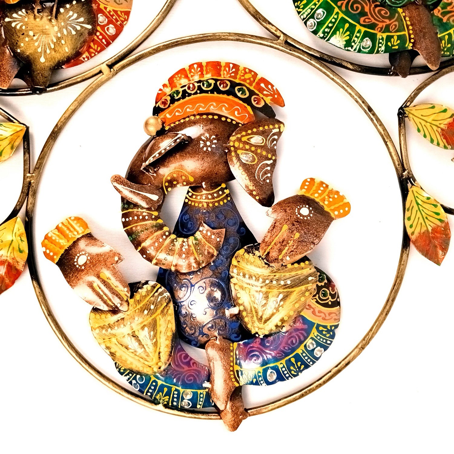 Decorative Ganesha Wall Hanging | Wall Showpiece Hangings Decor - For Home, Living Room, Bedroom, Hall, Entrance Decoration & Gift - 26 Inch - Apkamart