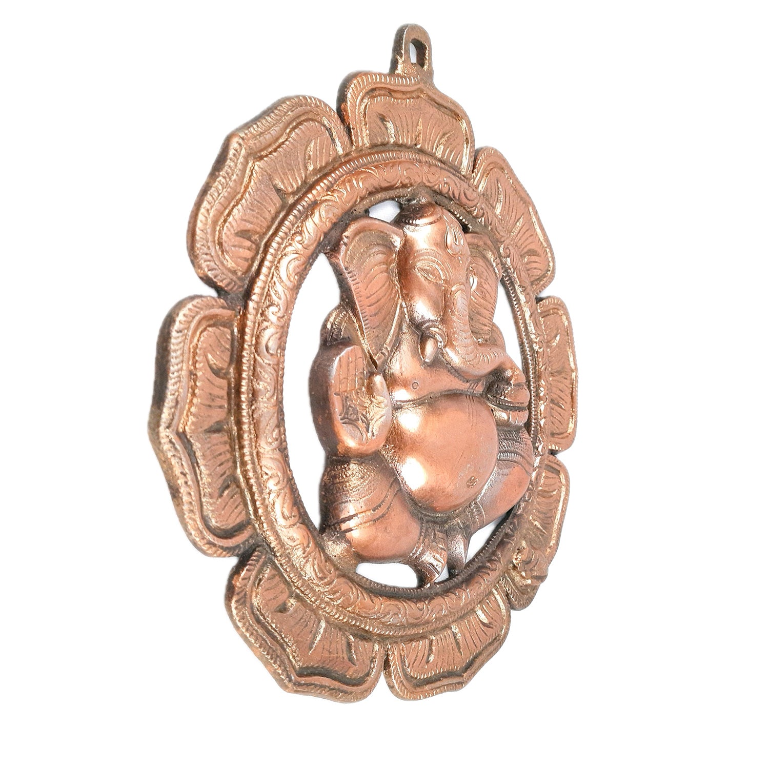 Ganesh Wall Hanging Statue | Lord Ganesha Wall Art - for Home, Puja, Living Room & Office | Antique Idol for Religious & Spiritual Decor - 12 Inch - apkamart