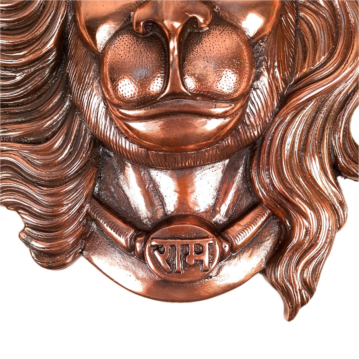 Lord Hanuman Wall Hanging | Bajarangbali Face Wall Statue - for Puja, Home, Entrance, Gift & Living Room Decor - apkamart