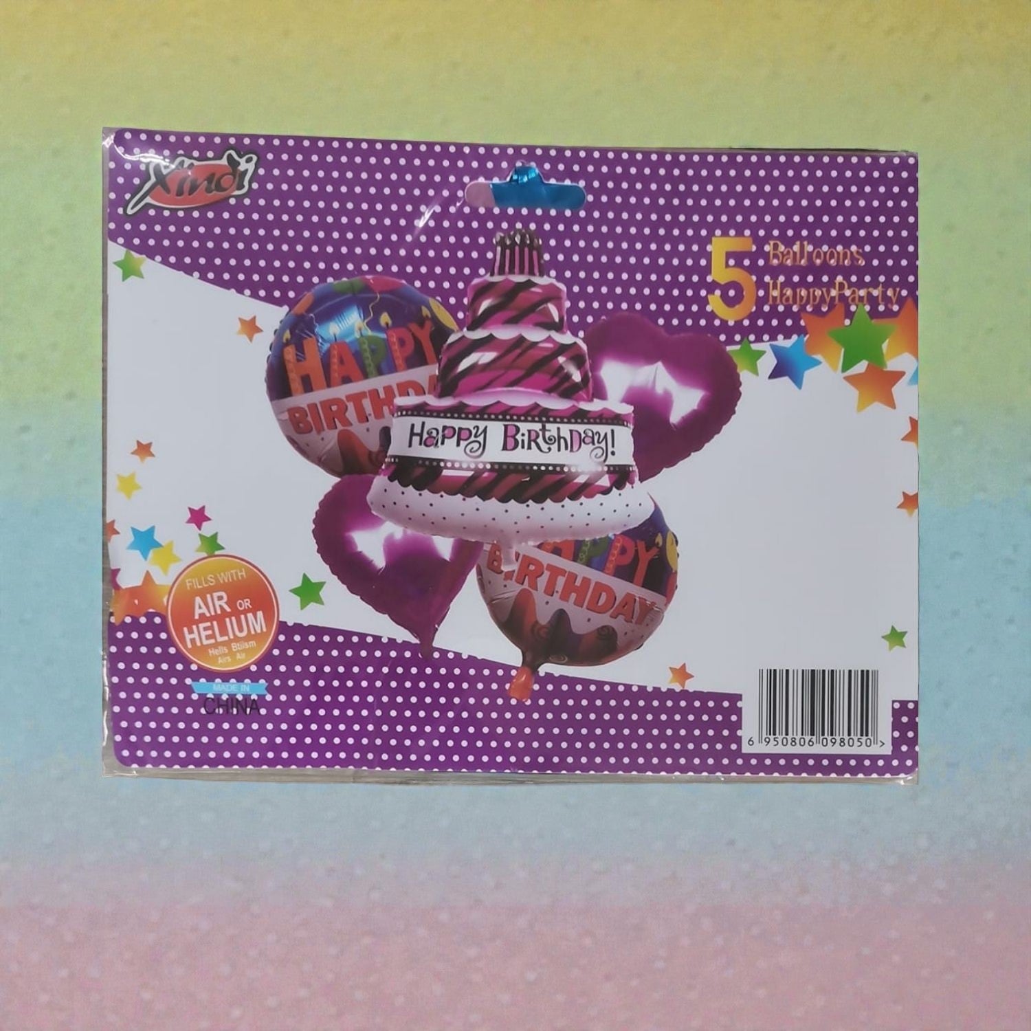 Happy Birthday Design Birthday Balloons | Happy Birthday Balloons | Party Balloons Balloons for Kids Colorful Birthday Decorations for Home School - Apkamart #Style_pack Of 1