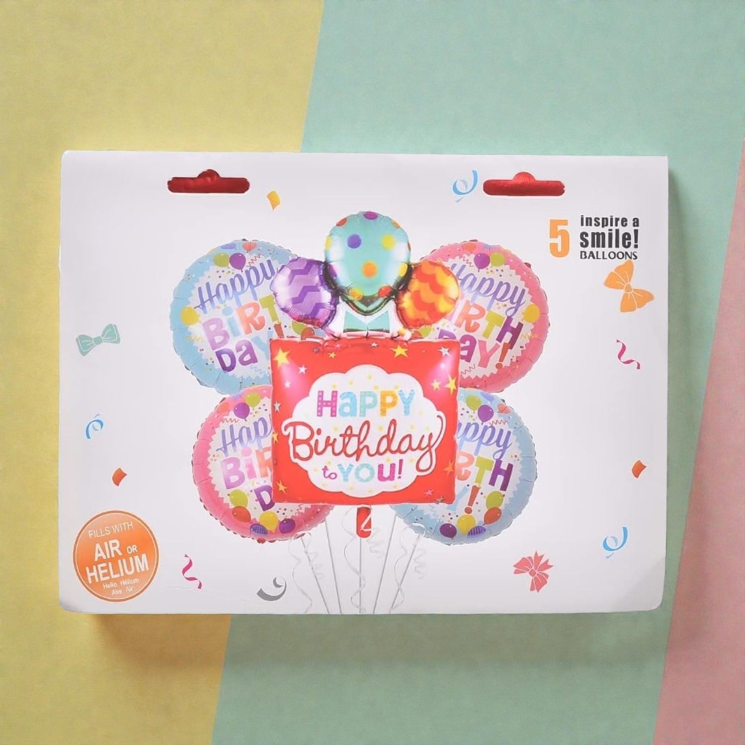 Happy Birthday Design Birthday Balloons | Happy Birthday Balloons | Party Balloons Balloons for Kids Colorful Birthday Decorations for Home & School Events - Apkamart #Style_Pack Of 1