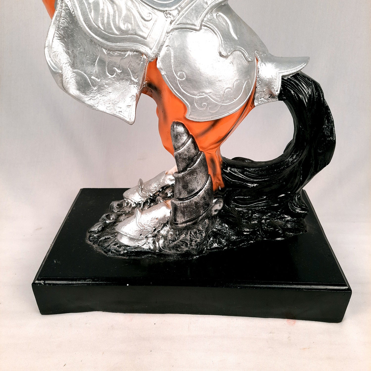 Horse Statue Figurine | Galloping Horse Showpiece - For Home, Table, Shelf, Good Luck, Vastu & Office Desk Decor - 19 Inch - Apkamart