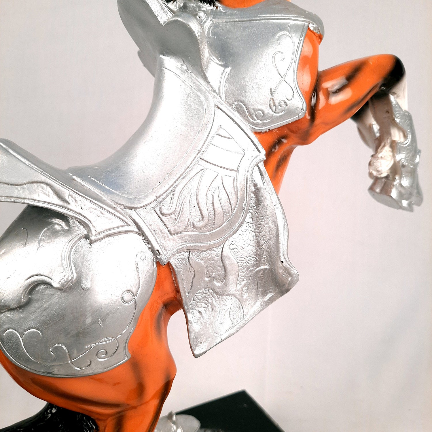 Horse Statue Figurine | Galloping Horse Showpiece - For Home, Table, Shelf, Good Luck, Vastu & Office Desk Decor - 19 Inch - Apkamart