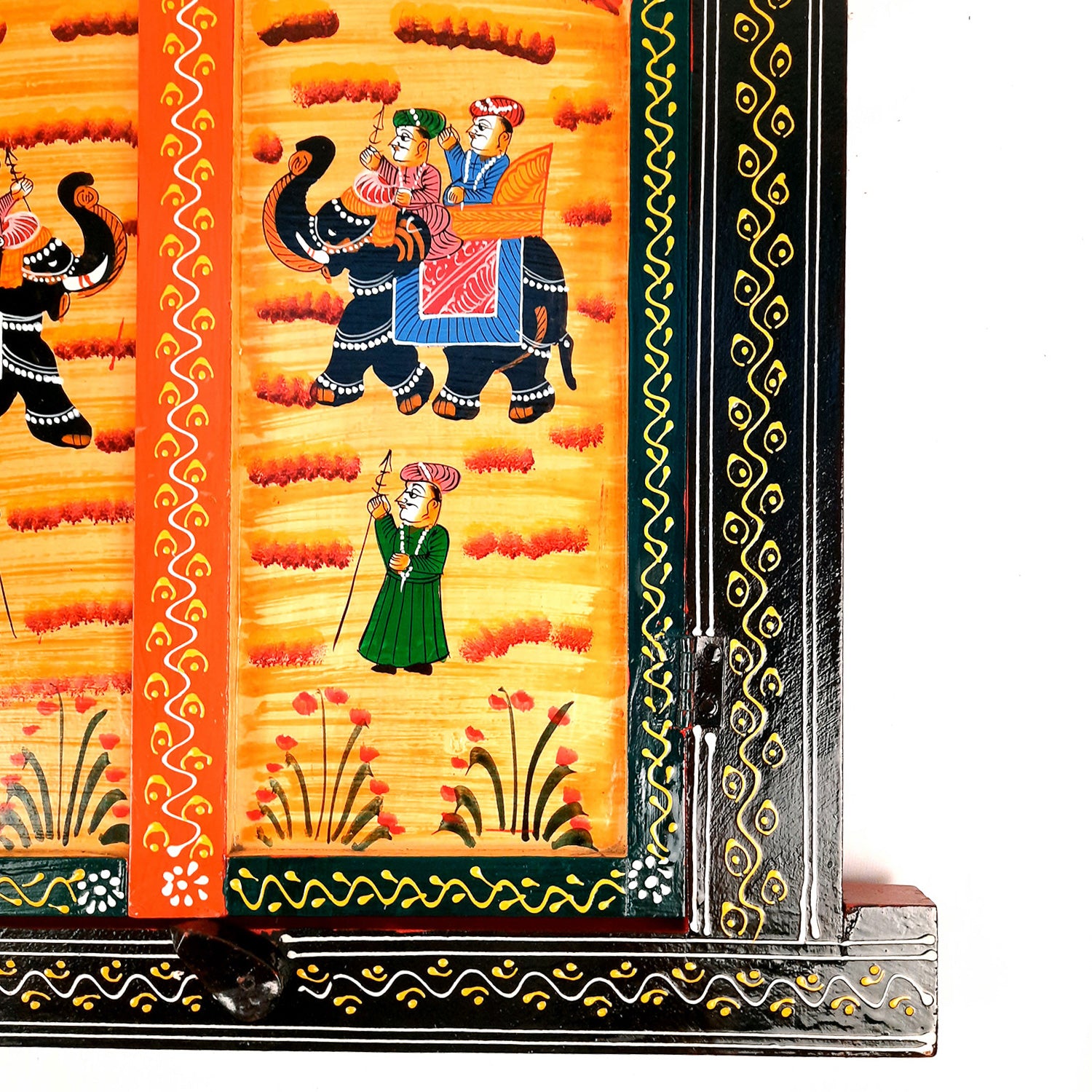 Wooden Window Jharokha Frame | Jharokha Wall Hanging - Apkamart
