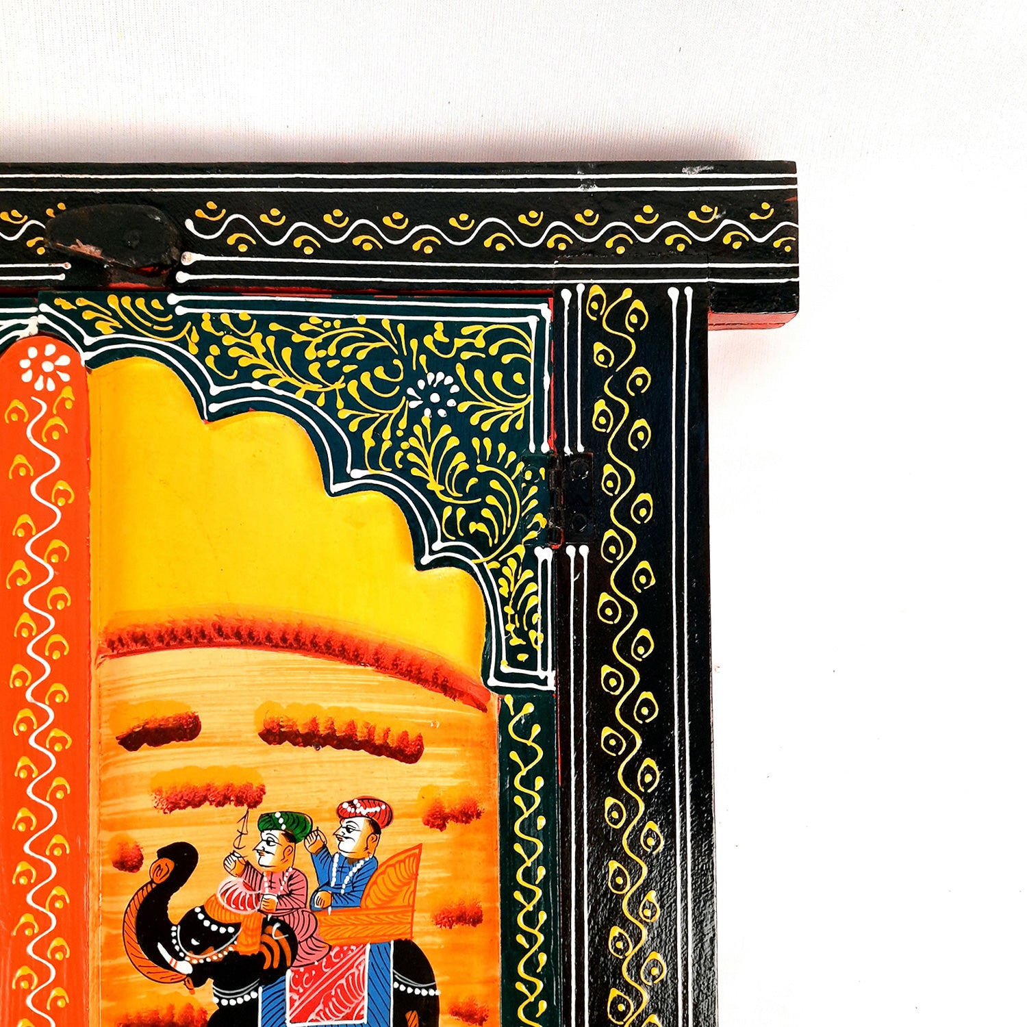 Wooden Window Jharokha Frame | Jharokha Wall Hanging - Apkamart