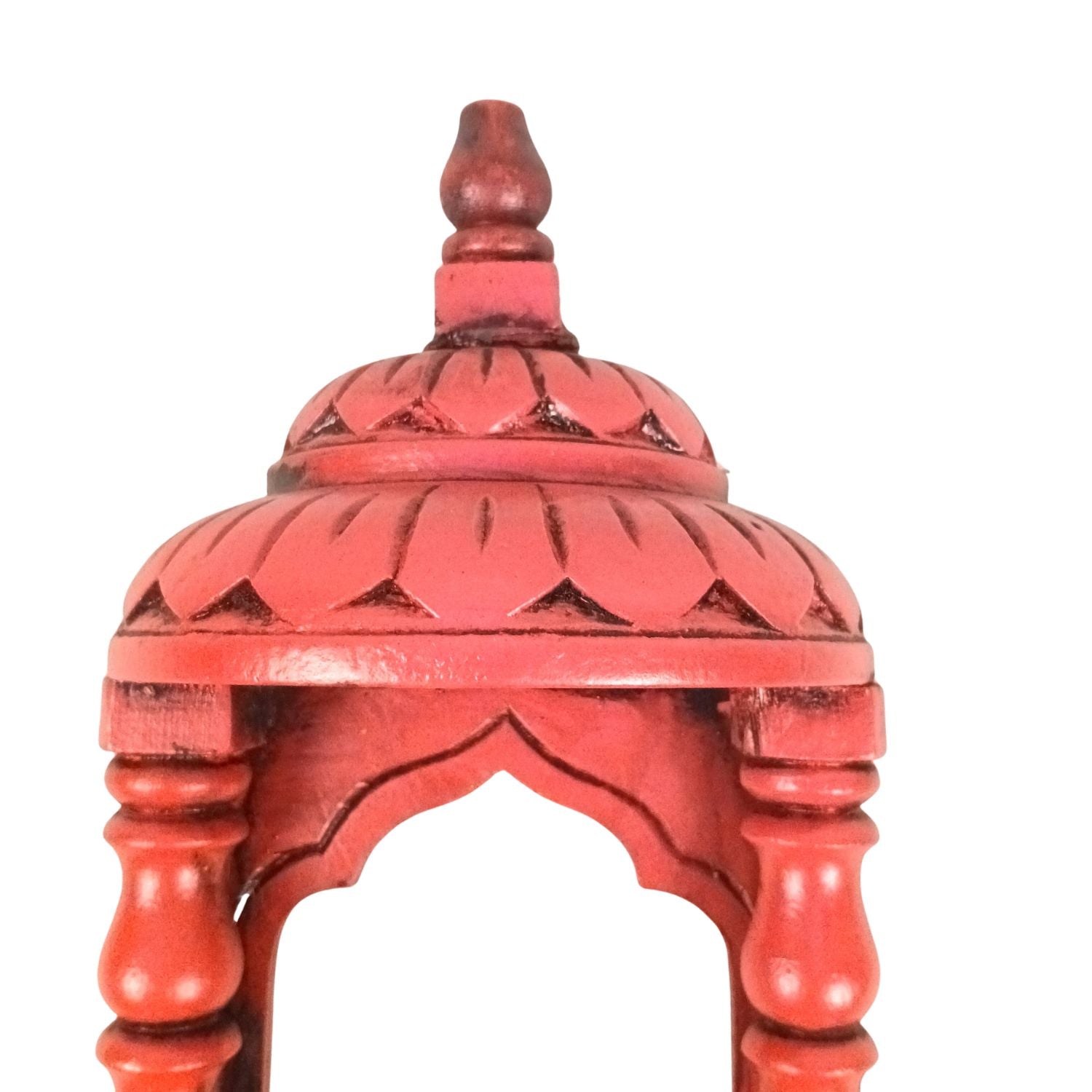 Wooden Jharokha Frame | Rajasthani Wall Decor - 14 inch-Apkamart