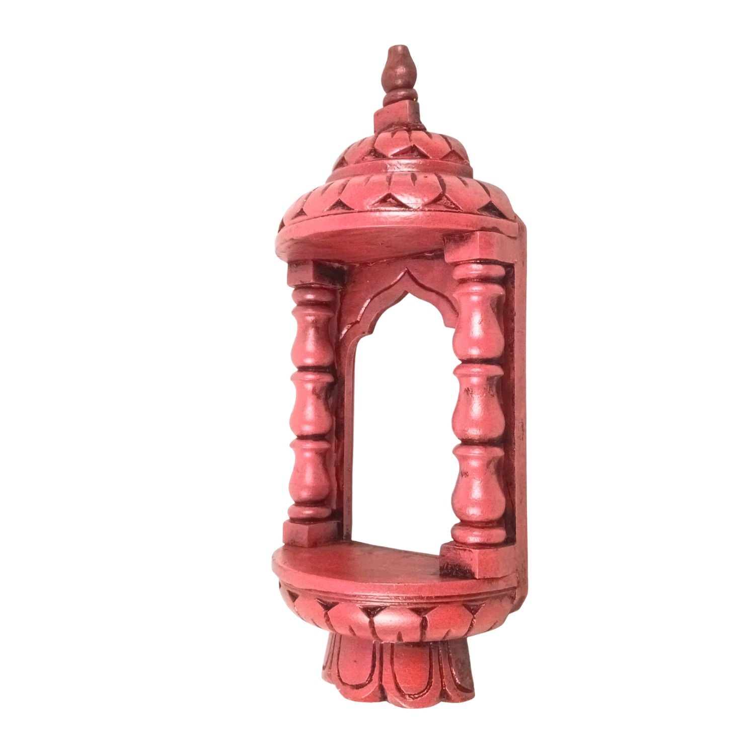 Wooden Jharokha Frame | Rajasthani Wall Decor - 14 inch-Apkamart
