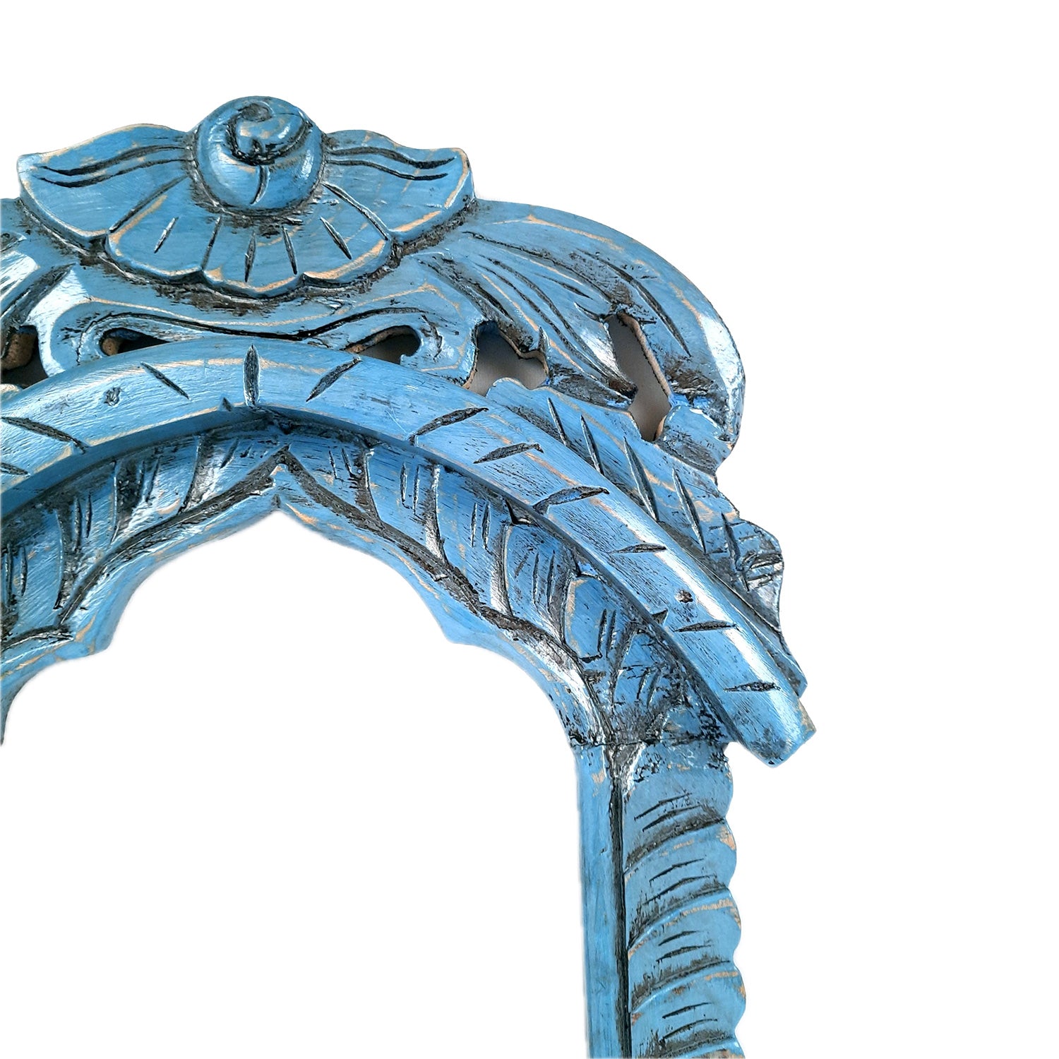 Jharokha Wall Hanging | Wooden Jharokha Frame Hangings - For Home, Wall Decor, Frames, Living room, Entrance Decoration & Gifts - 19 Inch - Apkamart #color_Blue