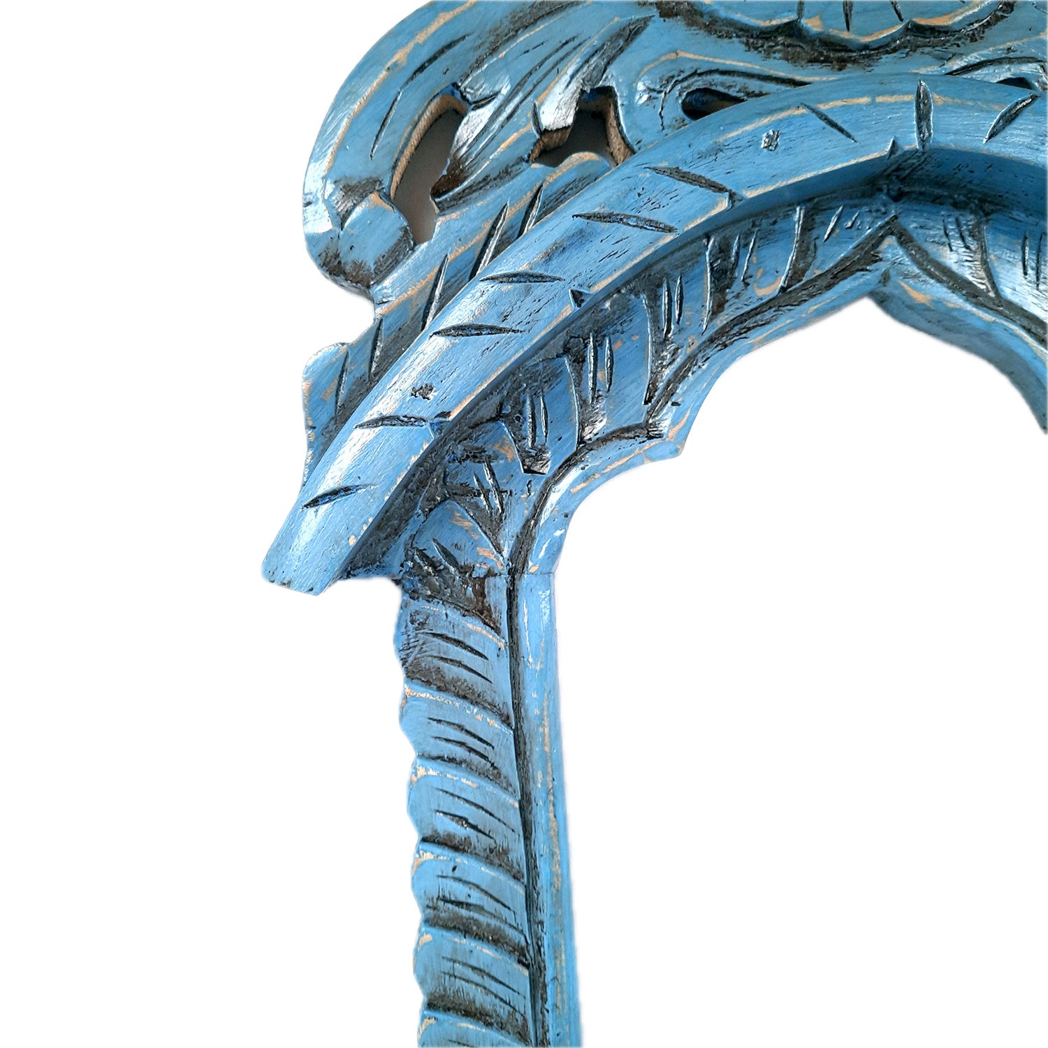 Jharokha Wall Hanging | Wooden Jharokha Frame Hangings - For Home, Wall Decor, Frames, Living room, Entrance Decoration & Gifts - 19 Inch - Apkamart #color_Blue