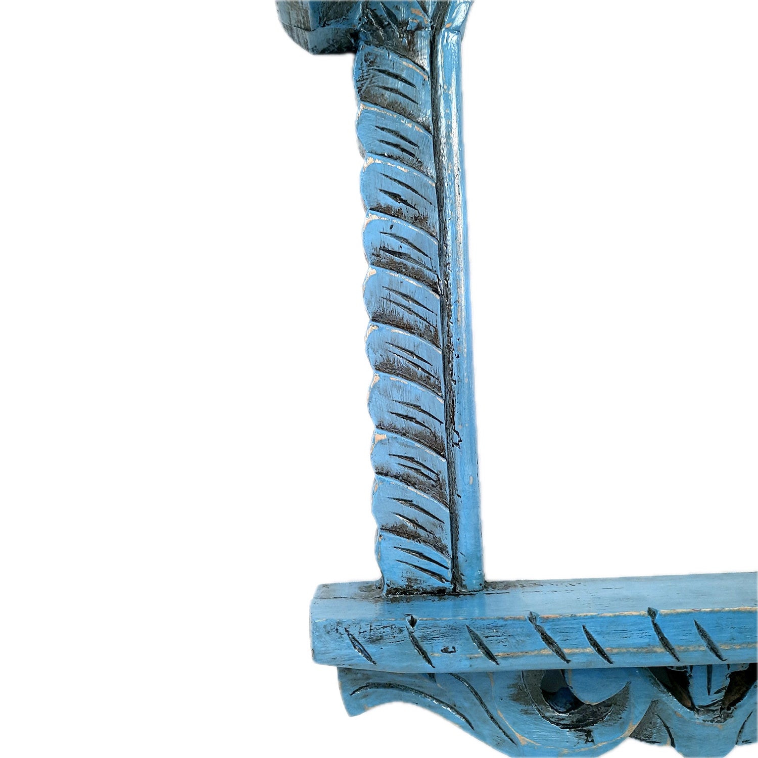 Jharokha Wall Hanging | Wooden Jharokha Frame Hangings - For Home, Wall Decor, Frames, Living room, Entrance Decoration & Gifts - 19 Inch - Apkamart #color_Blue