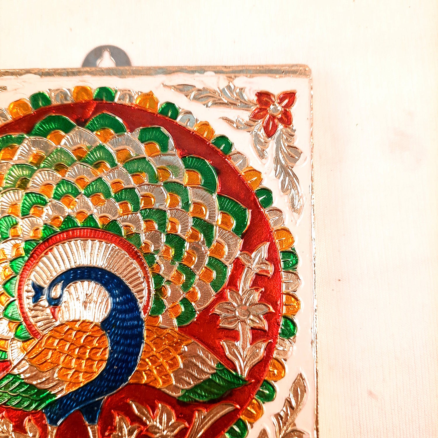 Key Holder Stands | Keys Hook Hangers - Minakari Design | Keys Organizer - For Home, Entrance, Office Decor & Gifts - 5 Inch (4 Hooks) - Apkamart