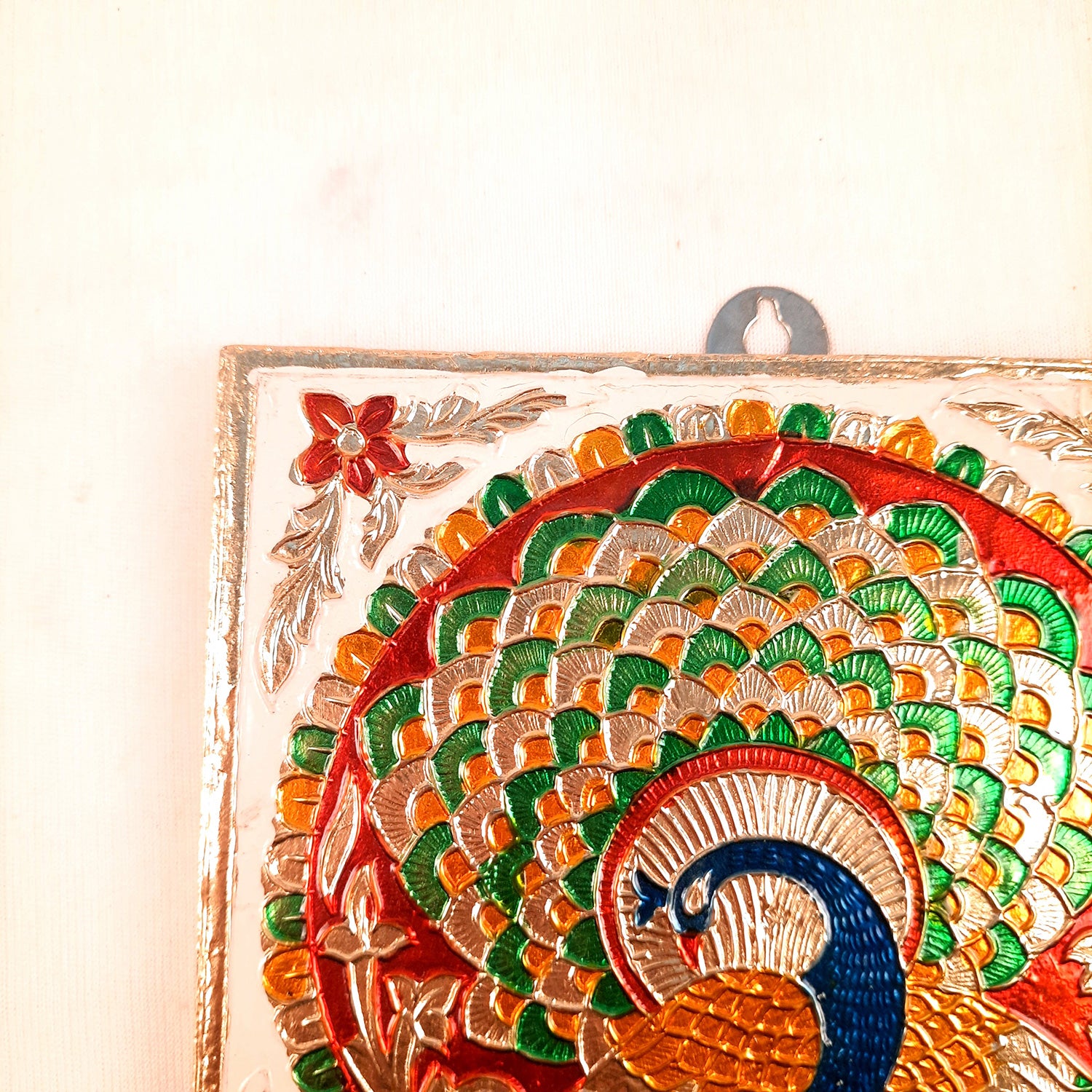 Key Holder Stands | Keys Hook Hangers - Minakari Design | Keys Organizer - For Home, Entrance, Office Decor & Gifts - 5 Inch (4 Hooks) - Apkamart