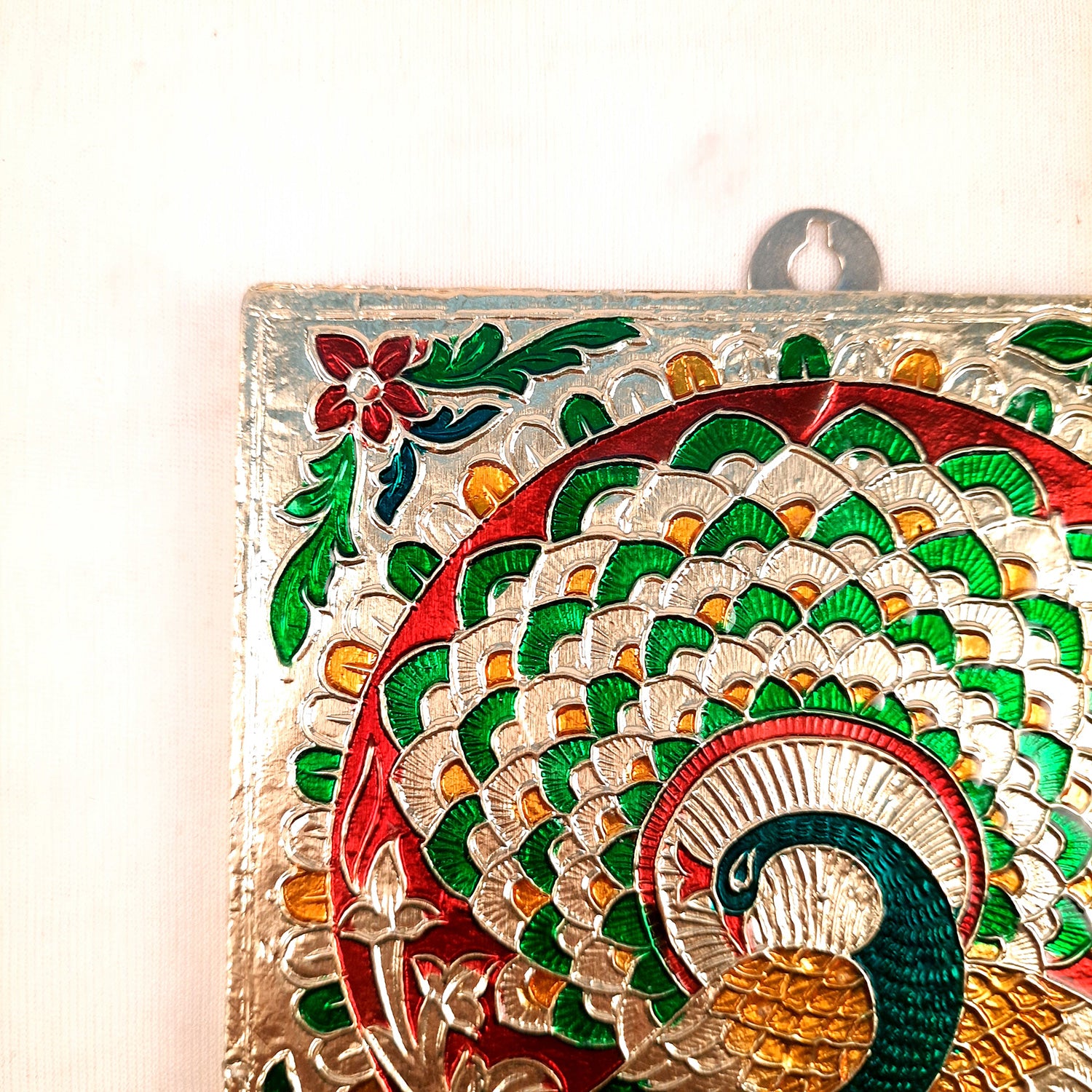 Key Holder Stands | Keys Hook Wall Hangers Minakari Design | Keys Organizer - For Home, Entrance, Office Decor & Gifts - 5 Inch (4 Hooks) - Apkamart #Style_Pack of 4