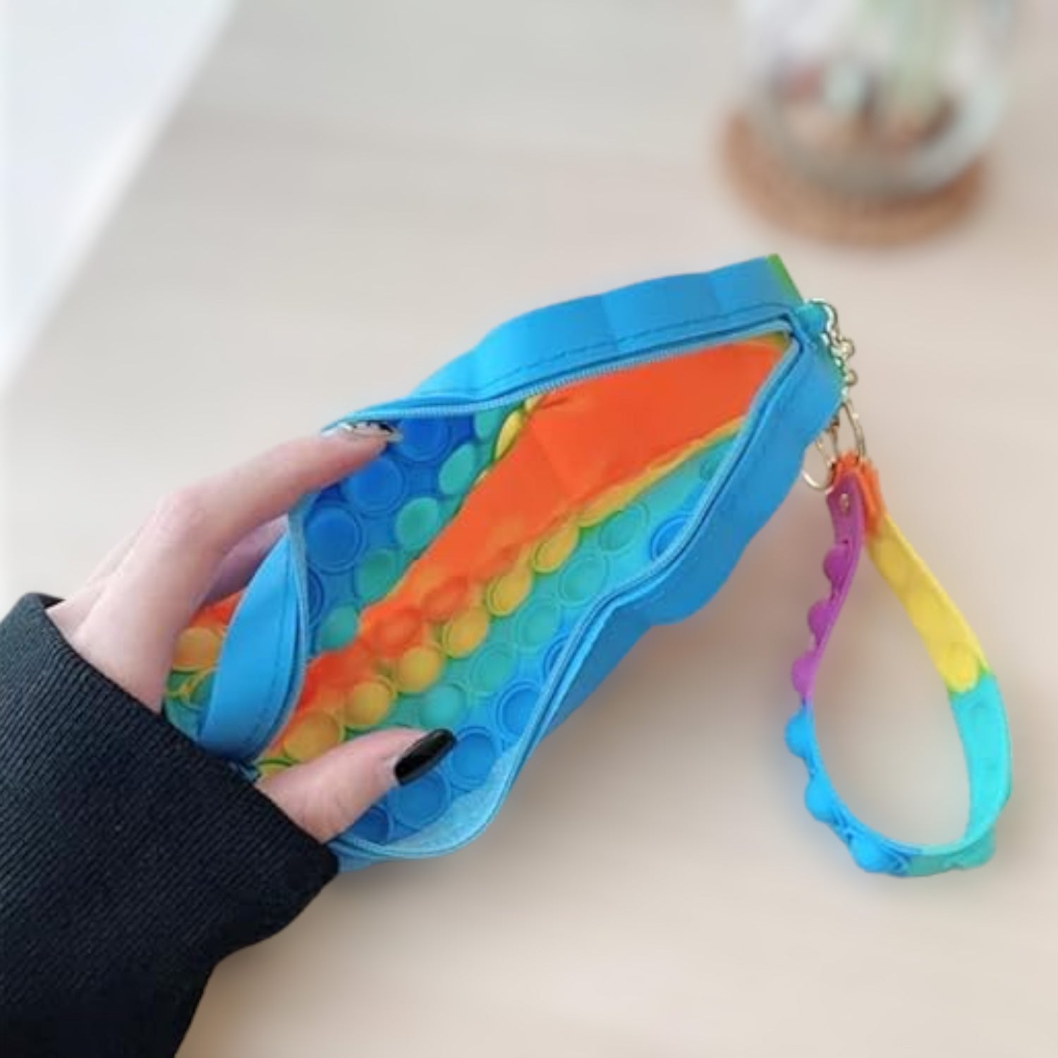 Popit Pencil Box | Stationery Kit for Kids | Multi-Functional Pop-It Pencil Case with Compartments | Cute School Supply Organizer for Boys & Girls - Apkamart