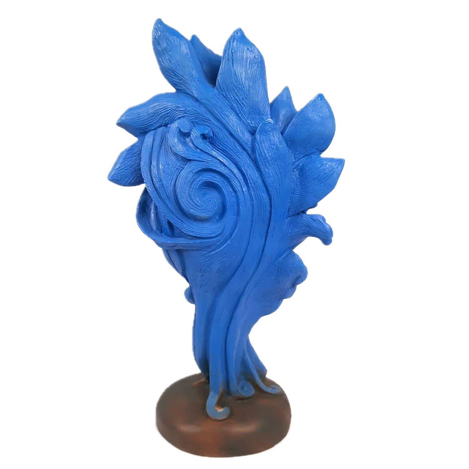Krishan Idol With Peacock | Lord Krishna Murti | Decorative Krishna Statue Showpiece - for Home, Puja Room, Table Decor, Living room, Office Desk & Gift - 19 Inch -Apkamart