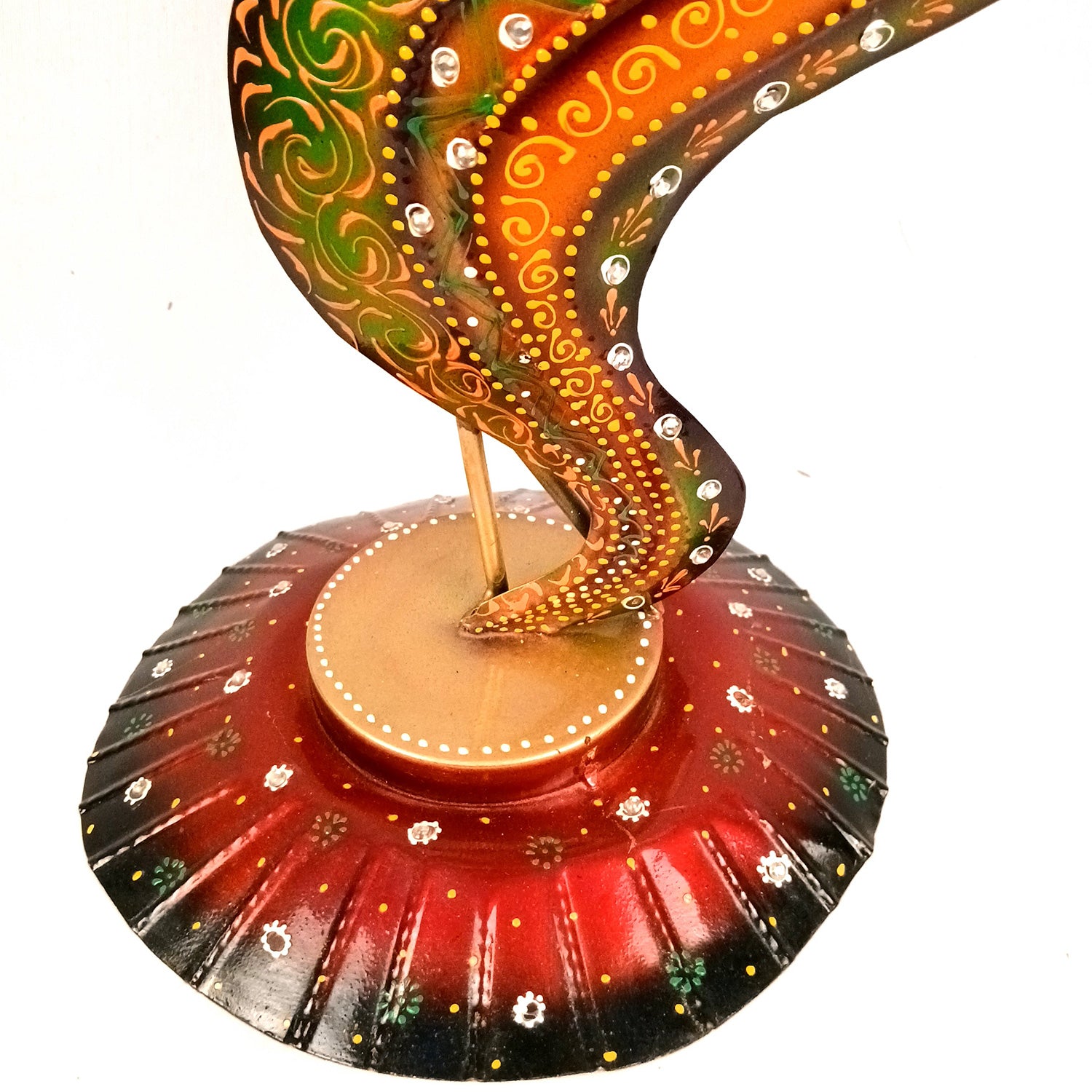 Krishna Idol | Big Lord Krishna Statue | Decorative Krishna Face Murti Showpiece -for Home, Puja Room, Table Decor, Living Room, Office Desk & Gift - apkamart