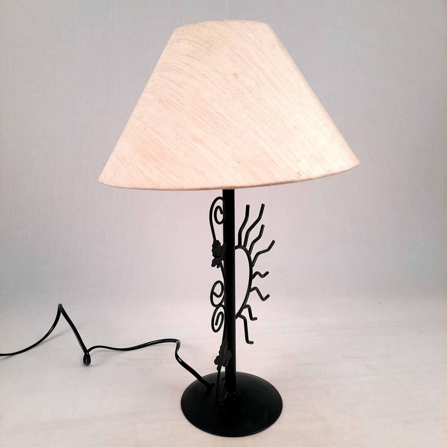 Table Lamp | Bedside Lamp with Shade | Night Lamp Light - for Home Decor, Living Room, Bedroom, Office Decor & Gift - apkamart #color_White