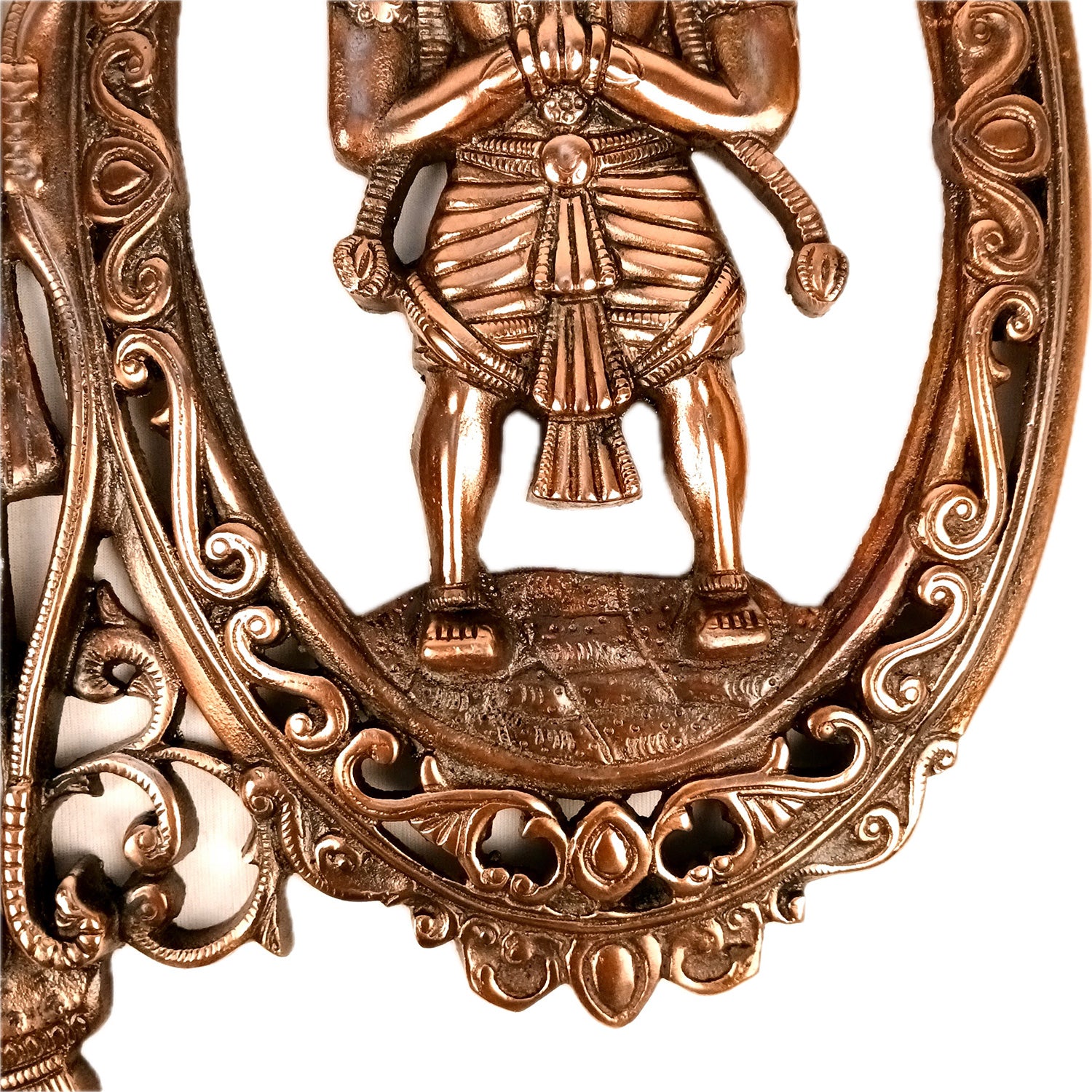 Lord Ram with Hanuman Big Wall Hanging | Shri Ram & Bajarang Bali Religious Wall Decor- for Home, Puja Room, Living Room & Entrance Decor - 18 Inch - Apkamart