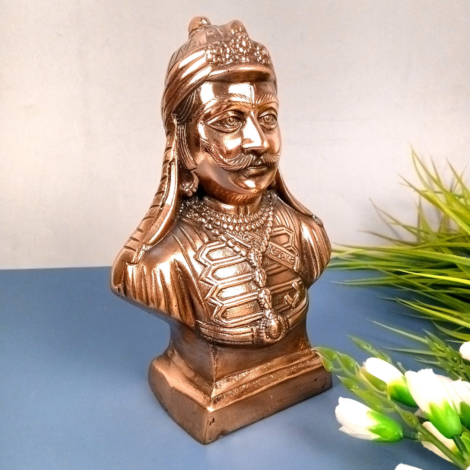 Maharana Pratap Statue - Human Figurine - Unique Showpiece for Living Room -10 Inch - Apkamart