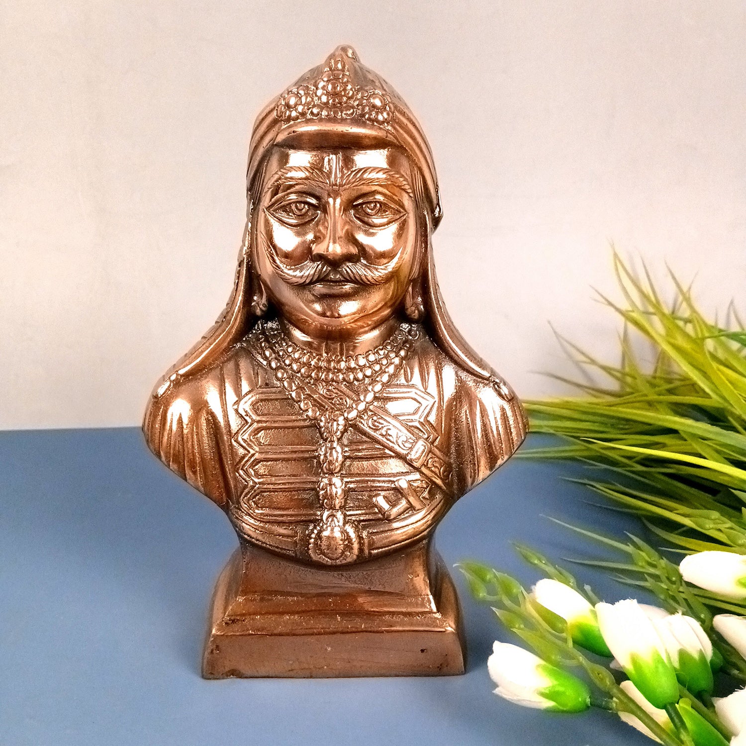 Maharana Pratap Statue - Human Figurine - Unique Showpiece for Living Room -10 Inch - Apkamart