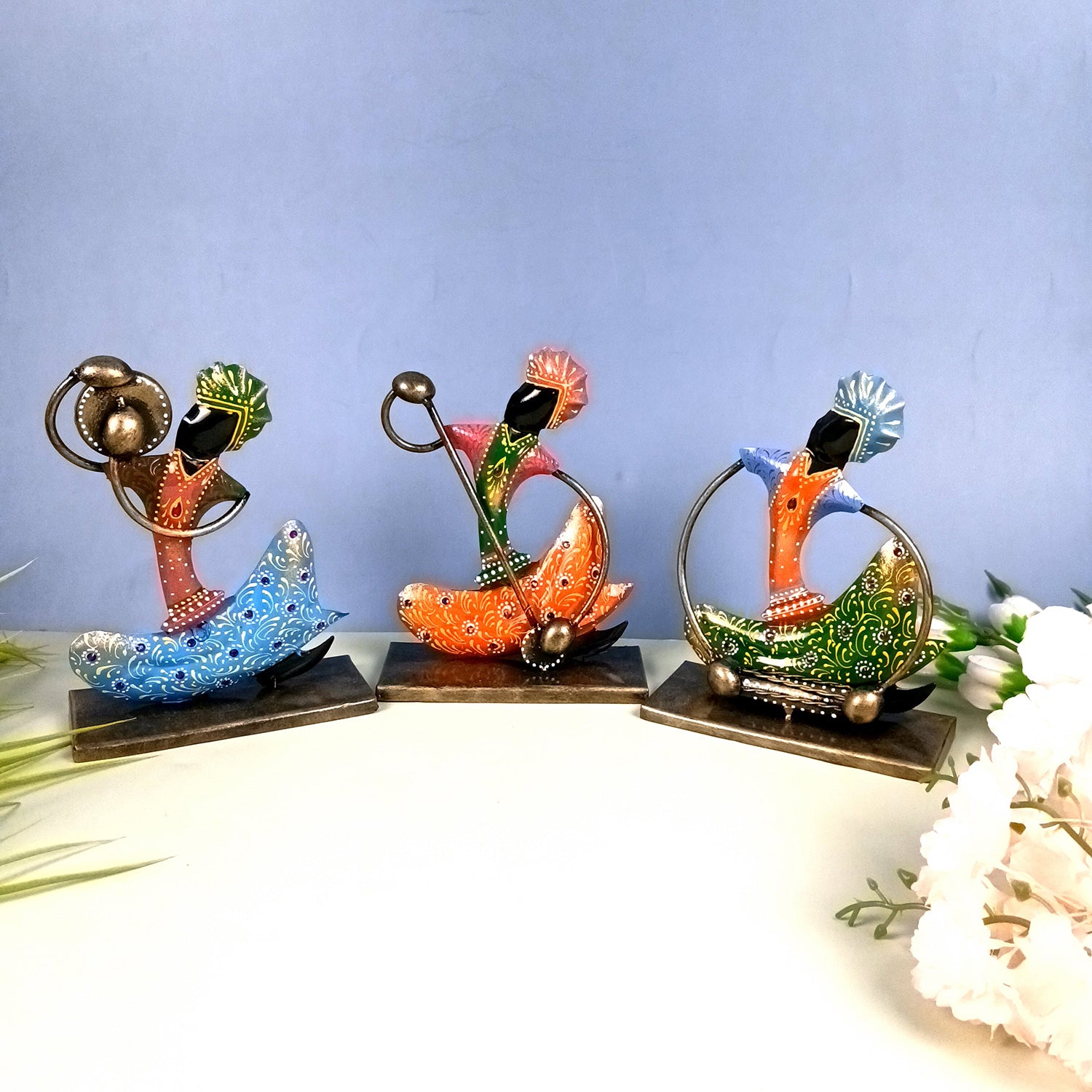 Set of 3 musicians decor outlets