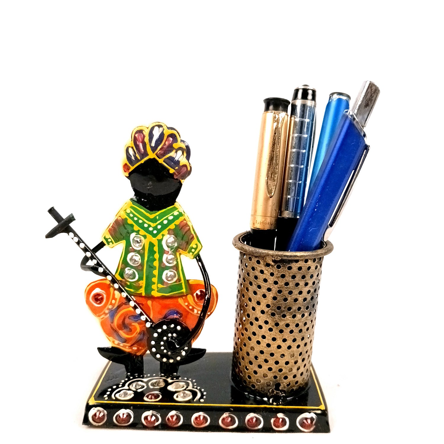Musician | Multipurpose Holders Stand - For Stationary Gifts, Table, Desk Organizing, Home, Office Decor & Corporate Gifts - 5 Inch - Apkamart