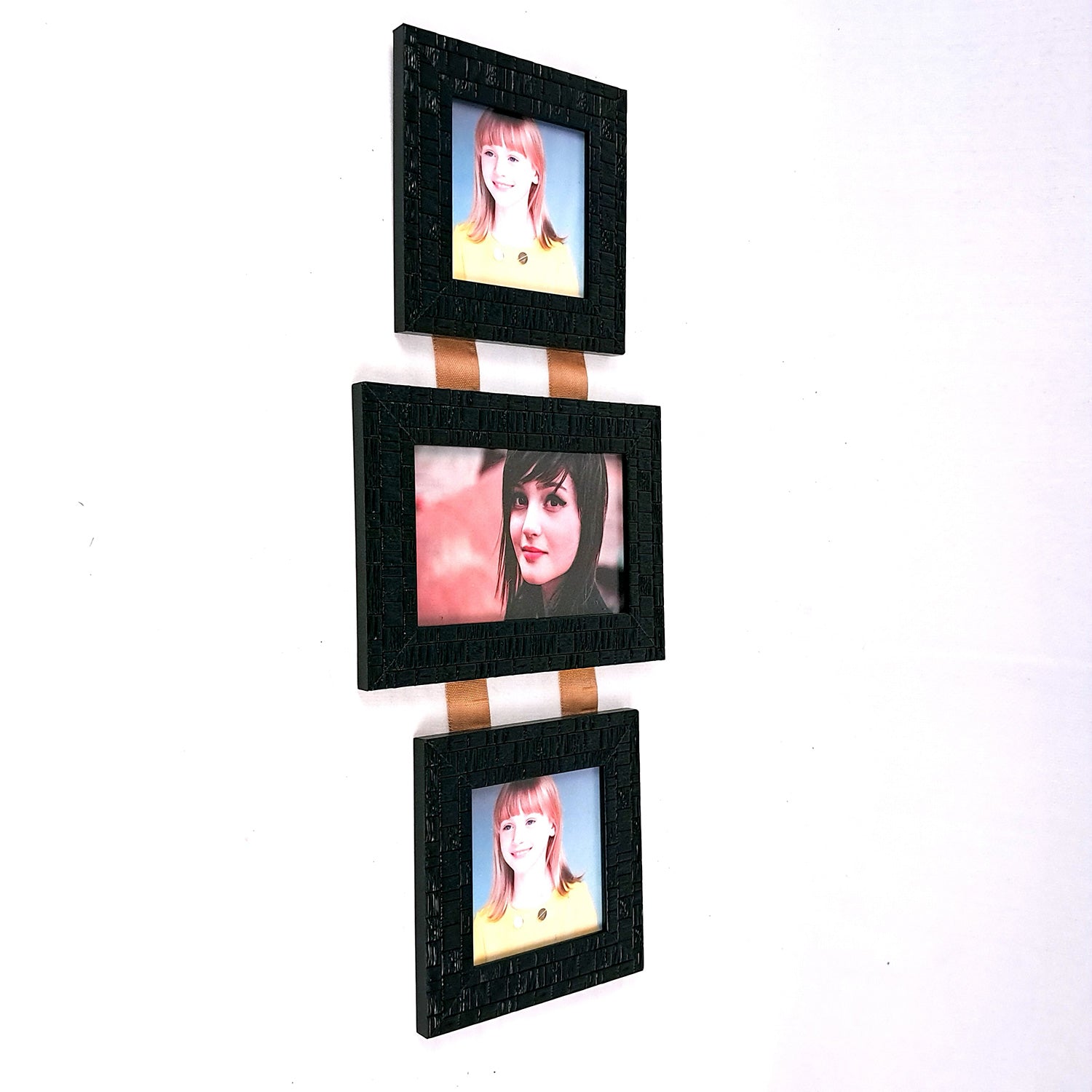 Photo Frame For Wall Hanging | Picture Frames Collage for 3 Photos - for Home, Wall Décor, Bedroom, Office, Living Room & Gifts - Apkamart #Style_Design 1