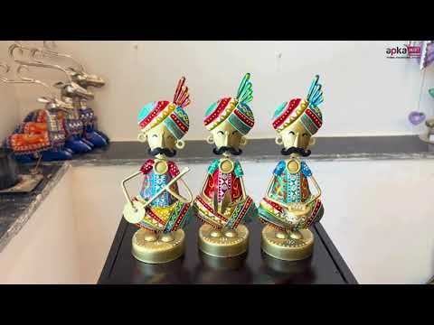 Musician Figurine Showpiece Set | Artifacts for Home, Table, Living Room, TV Unit & Bedroom Office Desk Decor& Gifts - 10 Inch (Pack of 3) - Apkamart #Style_Design 1