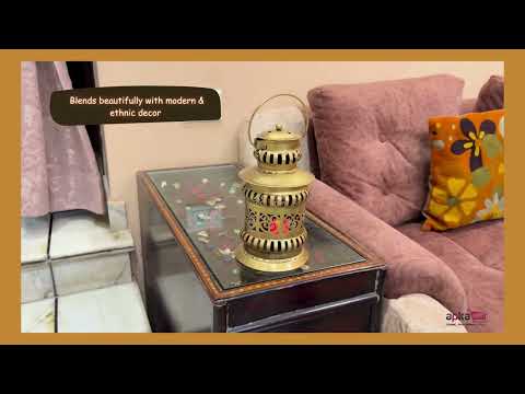 Lantern Candle Holder Hanging | TeaLight Holders - for Home, Table, Living Room, Dining Room, Bedroom Decor | for Diwali Decoration & Gifts - 10 Inch - Apkamart