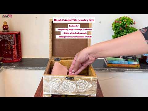 Fourtile Jewellery Box for Earrings | Jewellery Organizer - 4 Inch- Apkamart