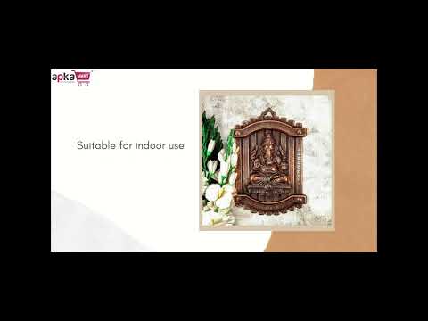 Ganpati Wall Hanging | Ganesha Wall Decor For Home & Entrance -13 Inch - ApkaMart