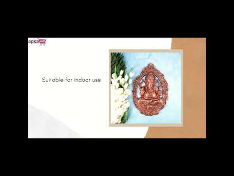 Ganesh Wall Art For Pooja, Temple & Home Decor - 16 Inch - ApkaMart