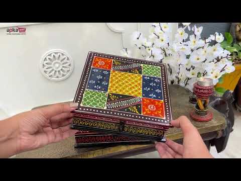 Jewellery Box for Earrings | Jewellery Organizer - 8 Inch- Apkamart #Style_pack of 2