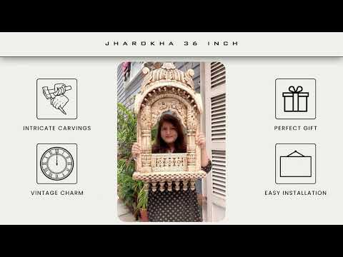 Wall Art for Living Room - Wall Decor -Jharokha 38 Inch - ApkaMart