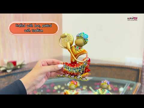Musician Showpiece Set | Figurines With Luxurious Finish & Elegant Kundan Work - for Home, Bedroom, Living Room, Office, Table Decor & Gifts - Apkamart