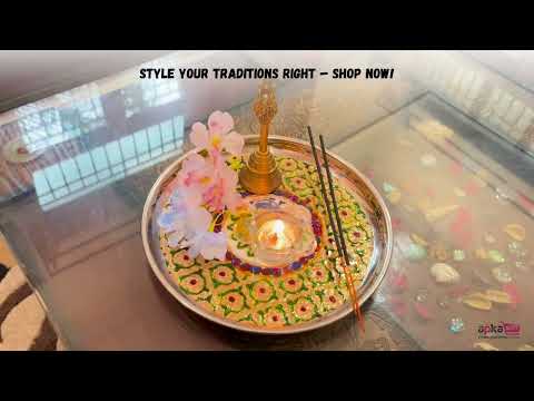 Decorative Plates for Rakhi - Apkamart #color_Green