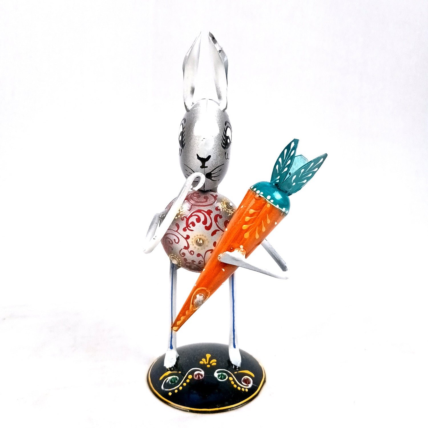 Rabbit Showpiece Set | Animal Figurines - for Home, Table, Living Room, TV Unit & Bedroom Office Desk Decor& Gifts - 8 Inch (Pack of 3) - Apkamart