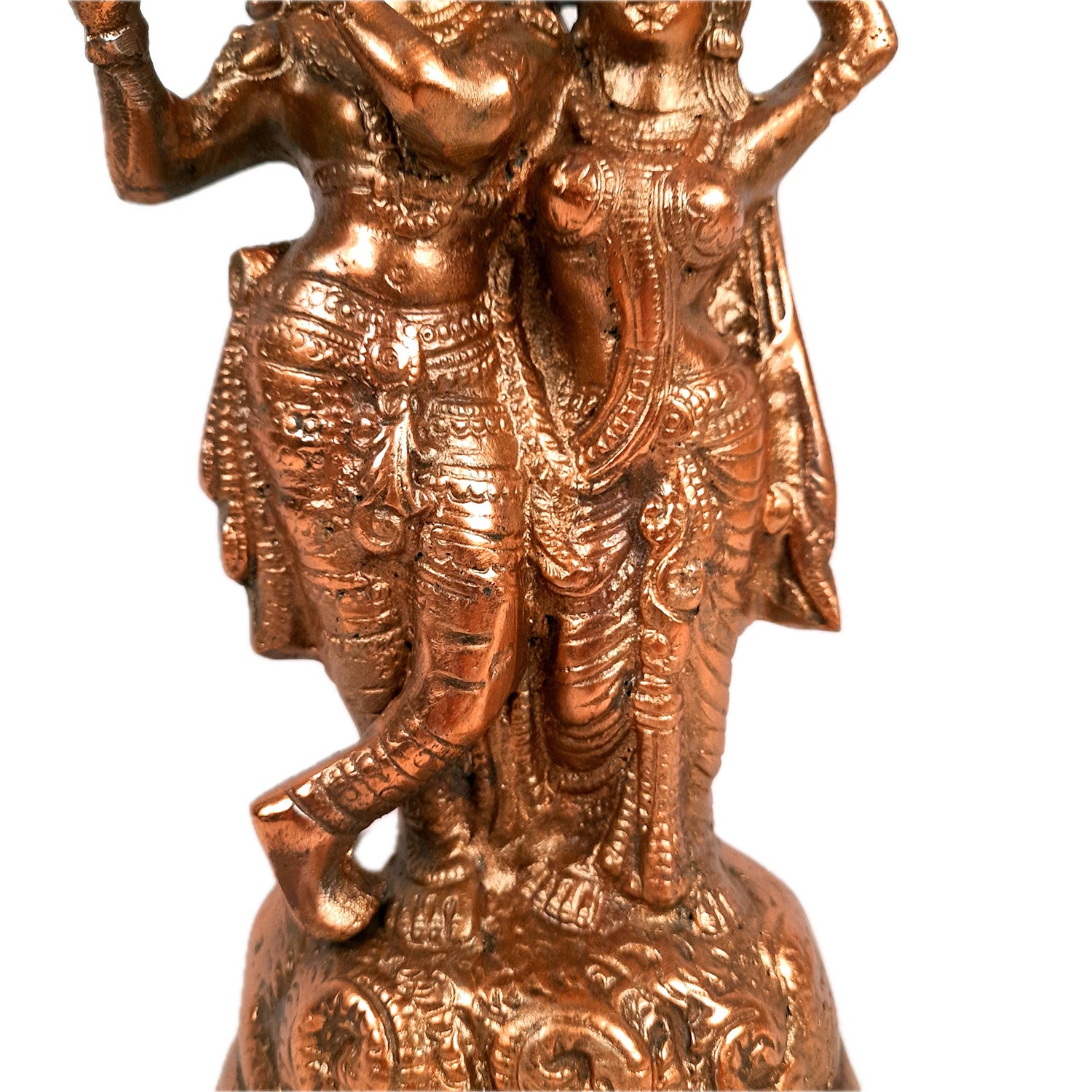 Radha Krishna Murti | Shri Radhe Krishna Statue Idol - for Home, Table, Living Room, Office, Puja , Entrance Decoration & Gifts | Religious & Spiritual Sculpture - 12 Inch - Apkamart