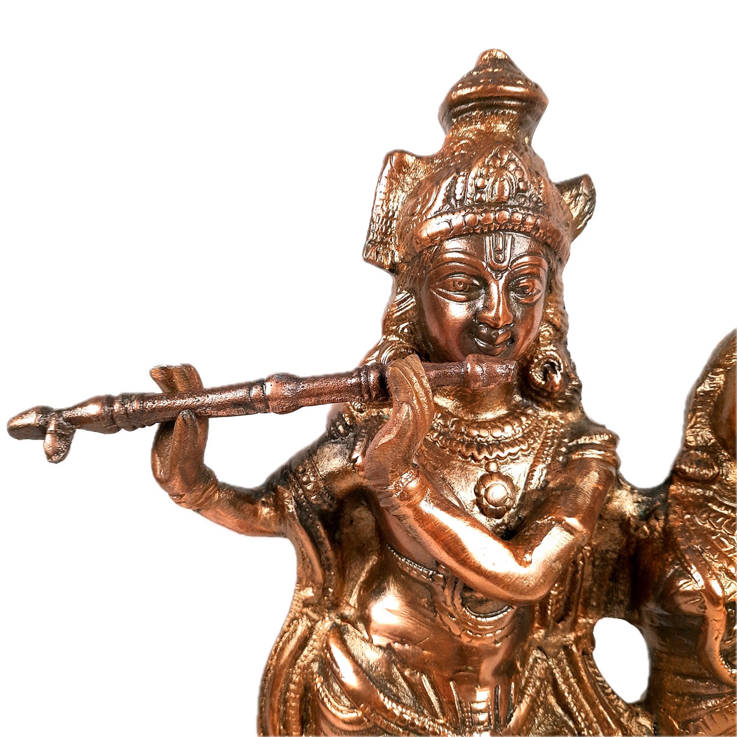 Radha Krishna Idol Statue | Radhe Krishna Murti For Corner Decoration | Wedding Gift for Couples | Religious Gift - for Home, Table, Living Room, Office, Puja , Entrance Decoration - 18 Inch - Apkamart