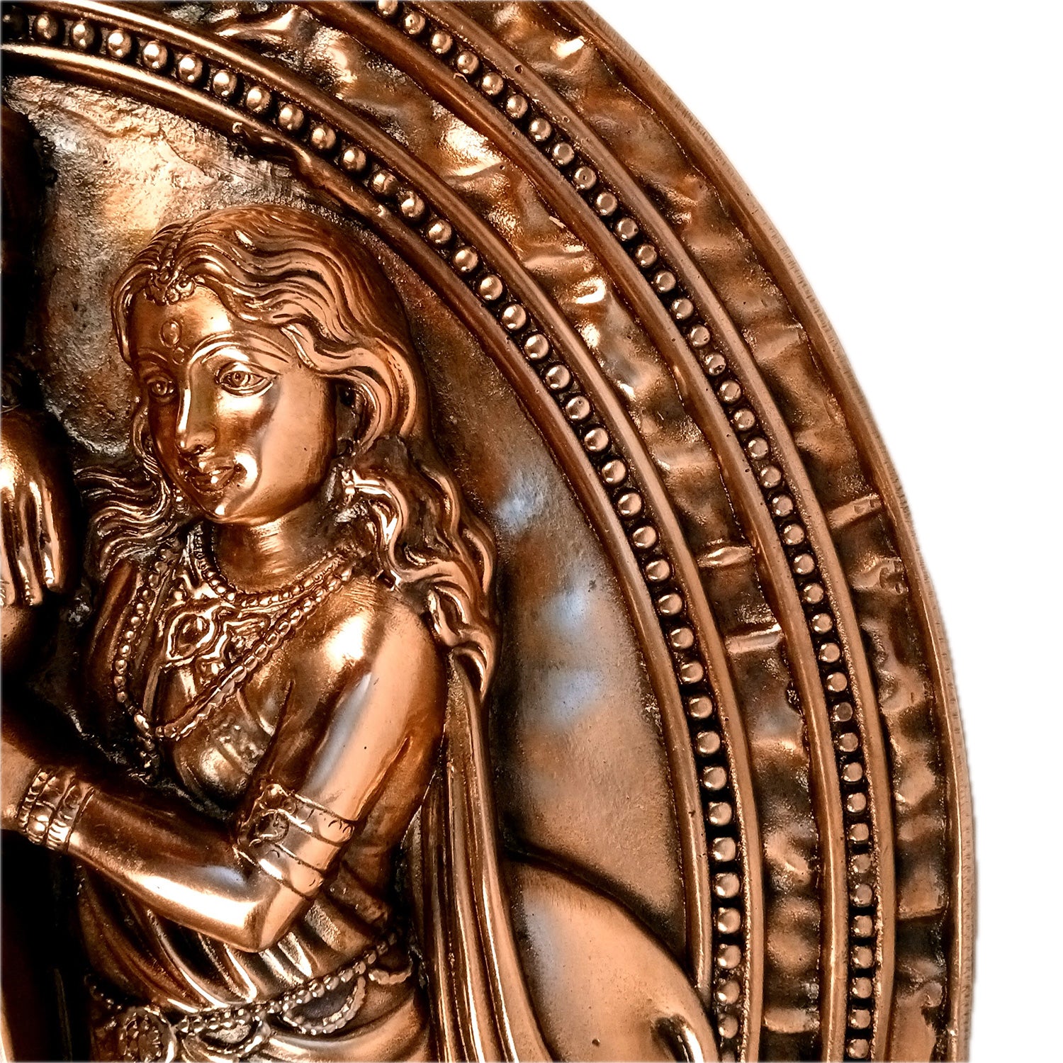 Radha Krishna Wall Hanging Idol | Shri Radha Krishna Large Wall Art Statue - for Gift, Home, Big Walls, Living Room, Office, Puja Room Decor - 28 Inch - Apkamart