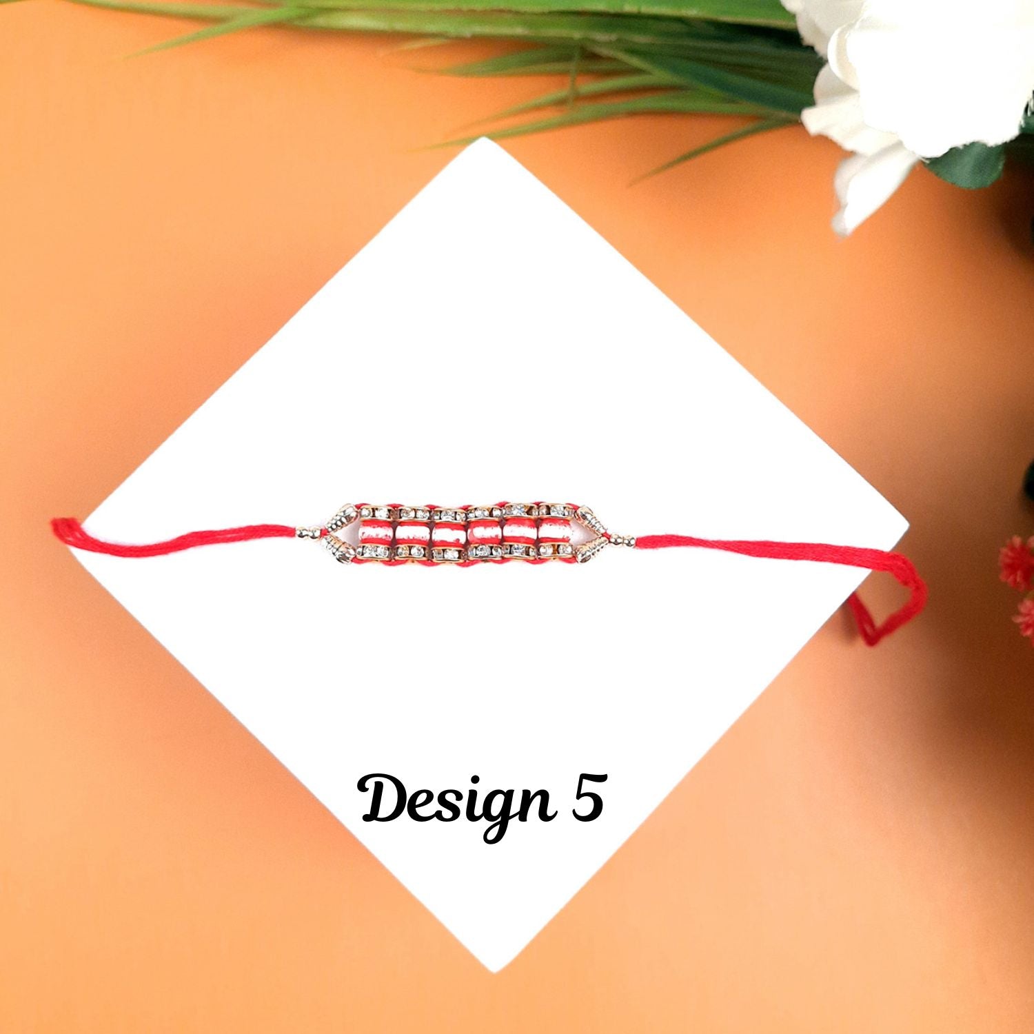 Rakhi - Stone Design | Rakhi Stylish Premium Combo for Bhaiya, Bhabhi, Brother, Bhai & Kids - apkamart