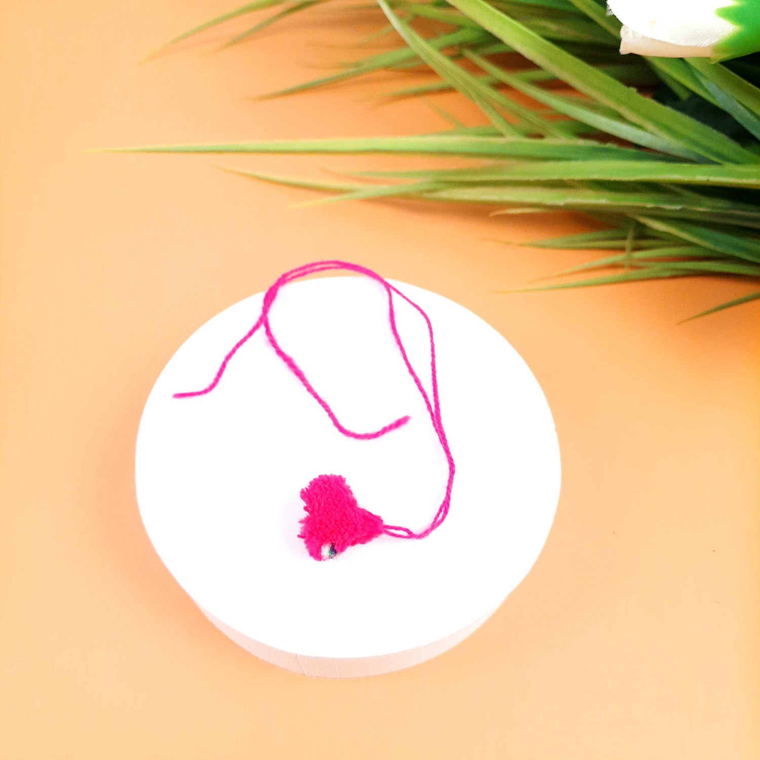 Puja Rakhi | Pom Pom raksha Sutra for Bhaiya, Bhabhi, Pooja Rakhi for God - apkamart