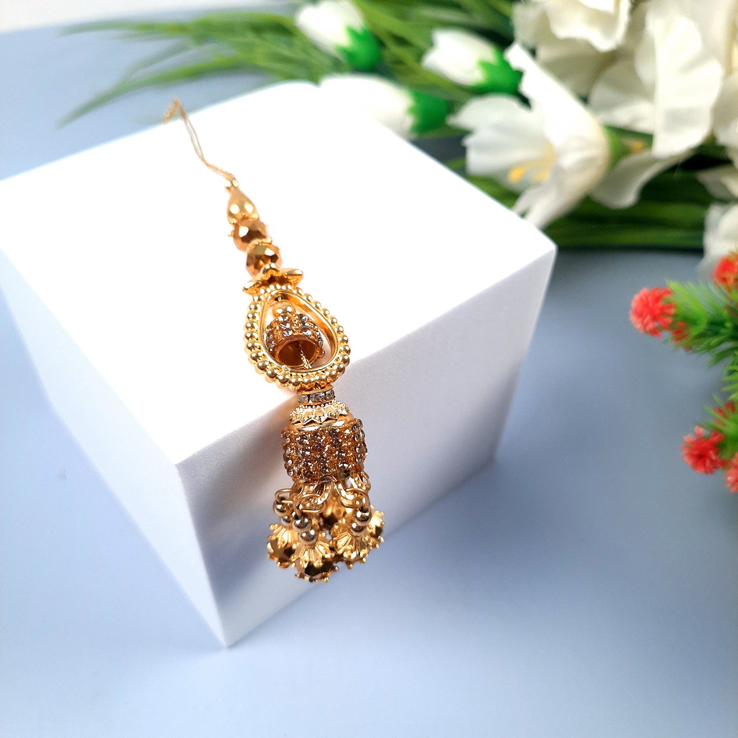 Rakhi Premium Designer | Lumba Rakhi - Combo for Bhaiya, Bhabhi, Sister in Law - apkamart