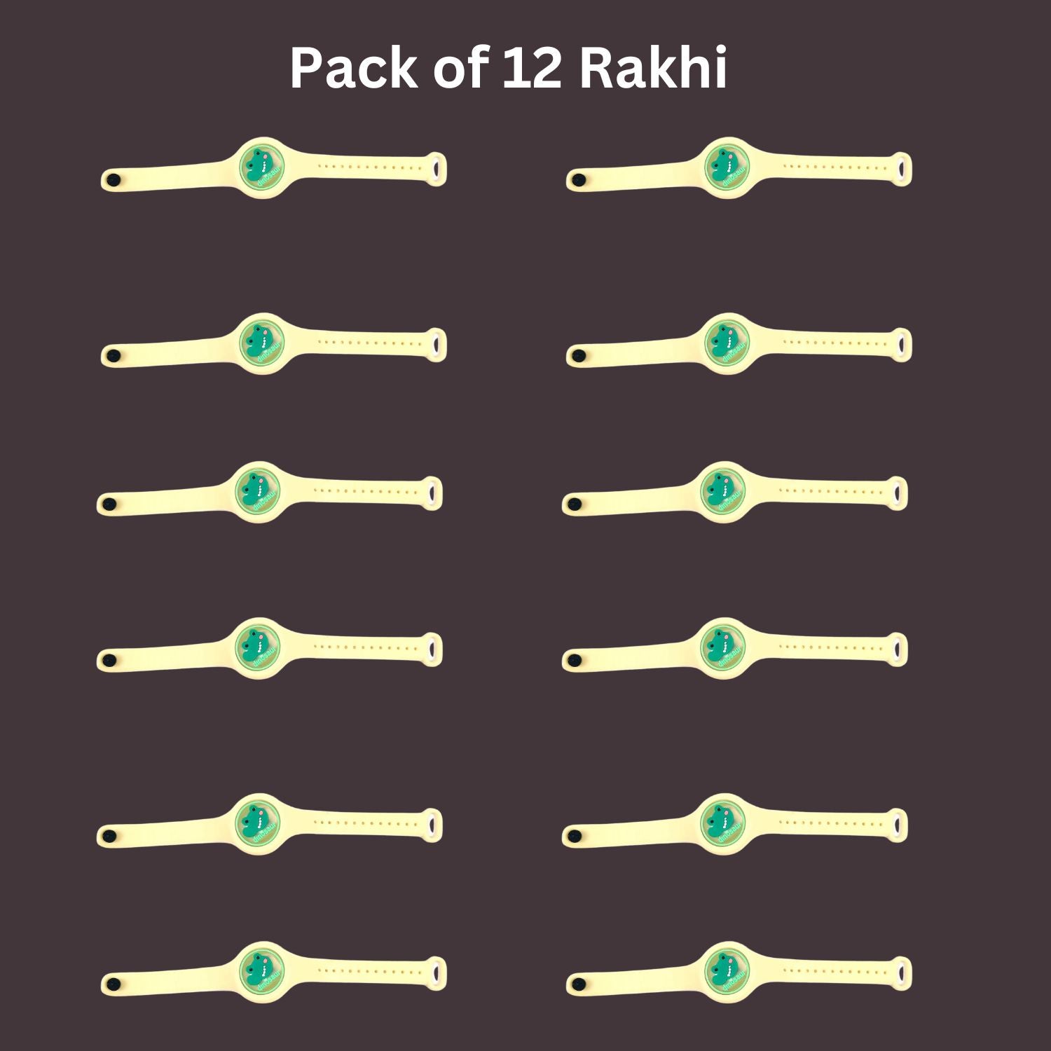Rakhi LED Watch for Kids | Rakhi with LED Light Combo for Kids & Children - apkamart#Style_Pack of 12