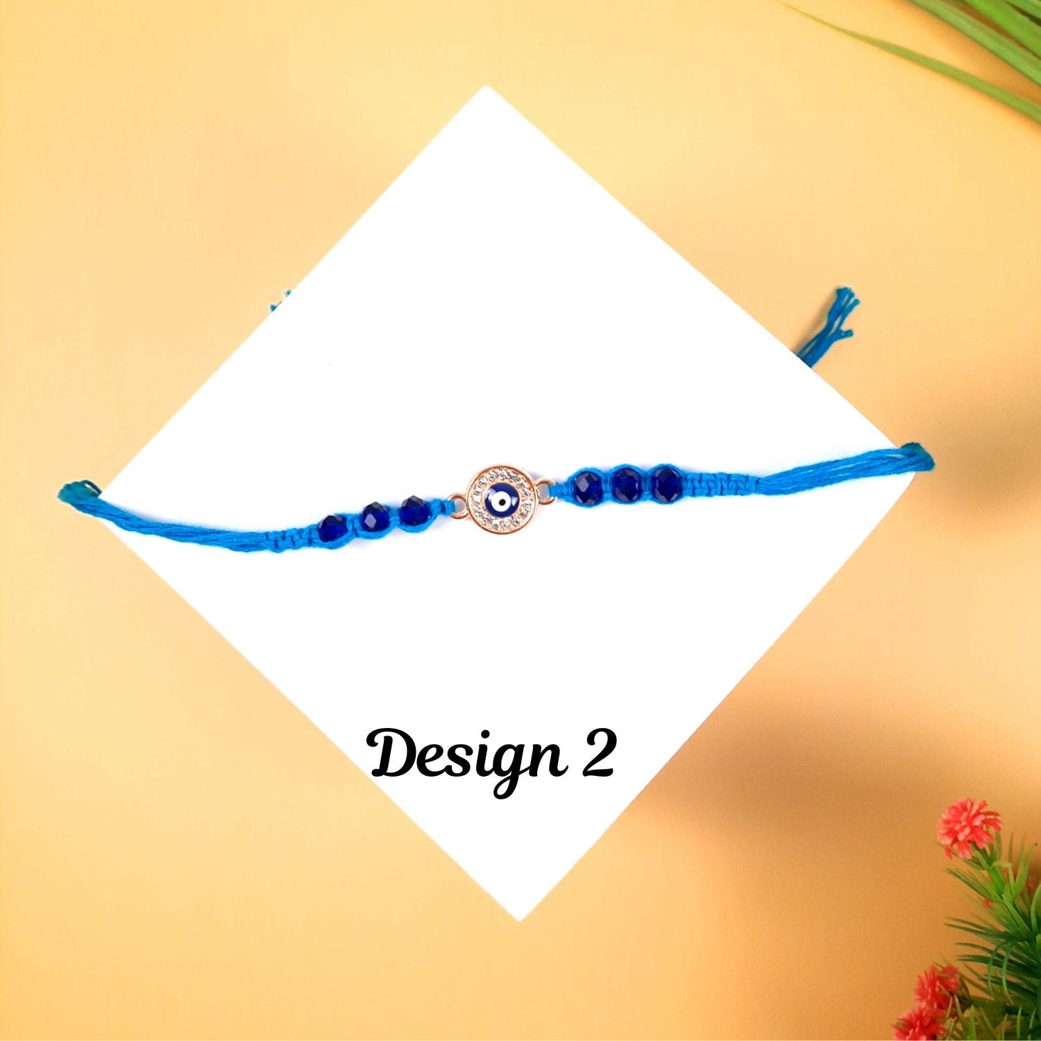 Evil Eye Rakhi | Rakhi Exclusive Designer Combo for Bhaiya, Bhabhi, Brother - apkamart