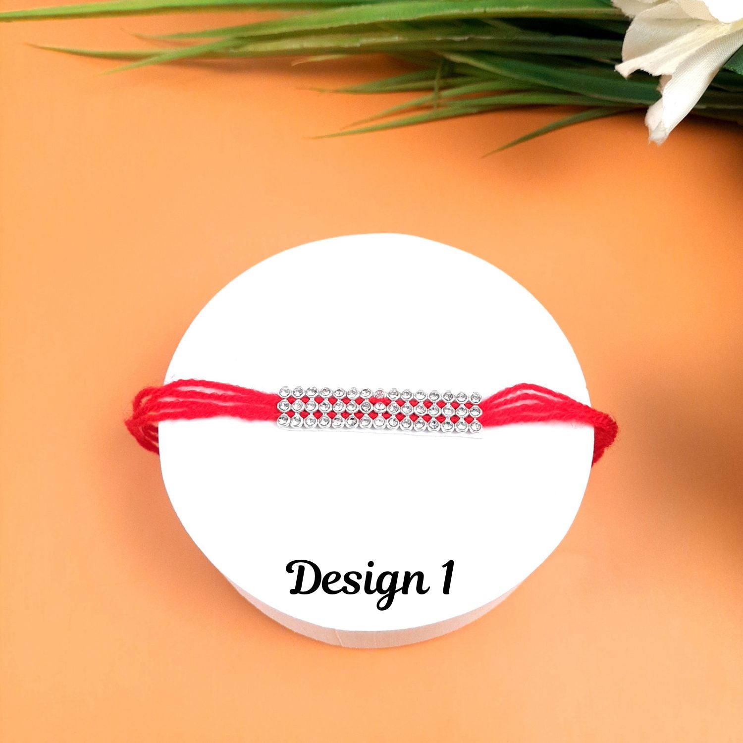 Rakhi - Stone Design | Rakhi Stylish Premium Combo for Bhaiya, Bhabhi, Brother, Bhai & Kids - apkamart