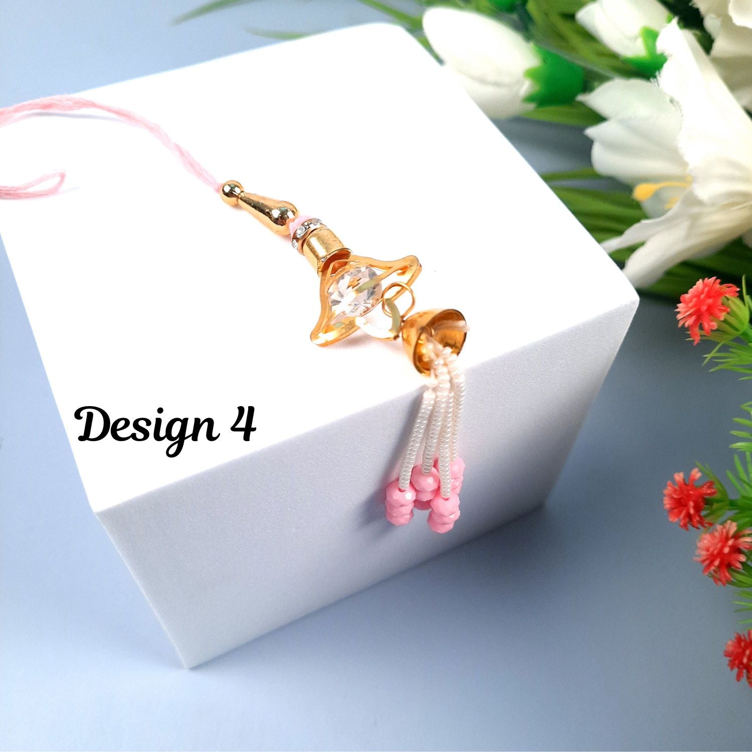 Rakhi Premium Designer | Lumba Rakhi - Combo for Bhaiya, Bhabhi, Sister in Law - apkamart